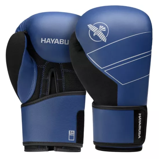 Боксерські рукавиці Hayabusa S4 Leather Boxing Gloves Blue-12
