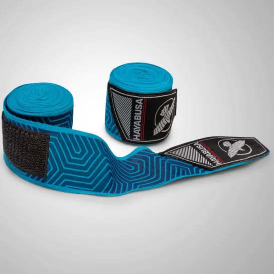 Боксерські бинти Hayabusa Perfect Stretch 3 Handwraps Blue Geo 4,57м