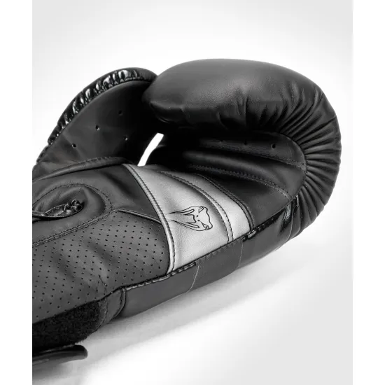Боксерские перчатки Venum Elite Evo Black 12 унций