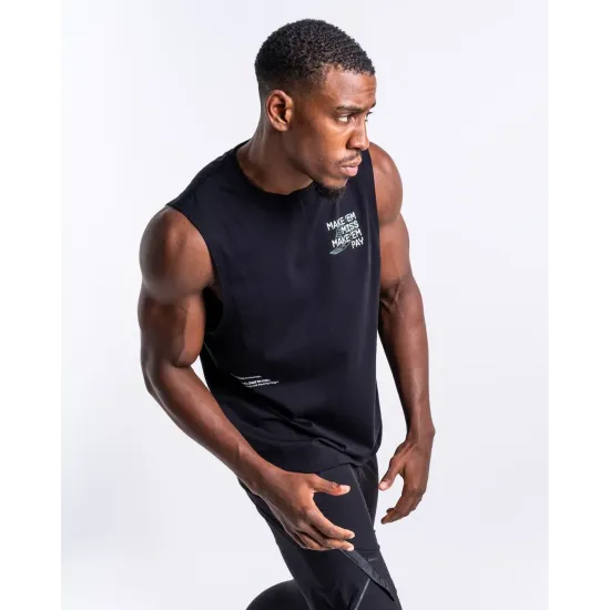 Майка Boxraw Make 'Em Miss Muscle Черная-S