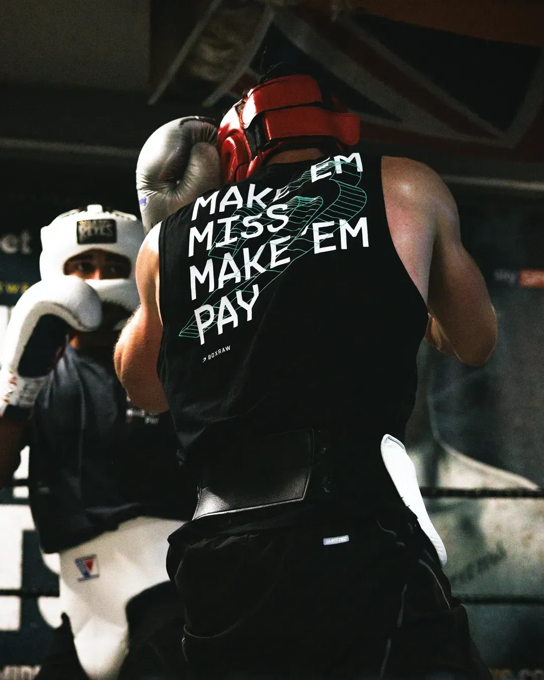 Майка Boxraw Make 'Em Miss Muscle Черная-S
