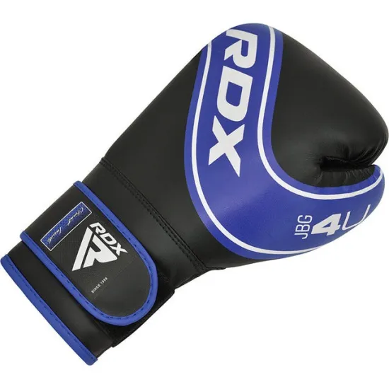 Боксерские перчатки RDX 4B Robo Kids Blue/Black 6 унций