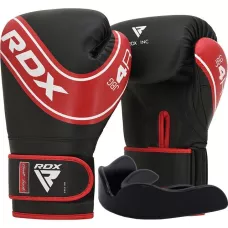 Боксерские перчатки RDX 4B Robo Kids Red/Black 6 унций