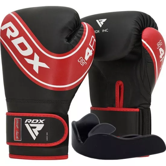 Боксерські рукавиці RDX 4B Robo Kids Red/Black 6 унцій