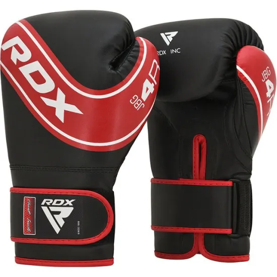 Боксерські рукавиці RDX 4B Robo Kids Red/Black 6 унцій
