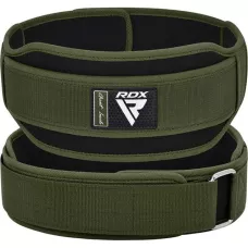 Пояс для важкої атлетики RDX RX5 Double Belt неопреновий Army Green L