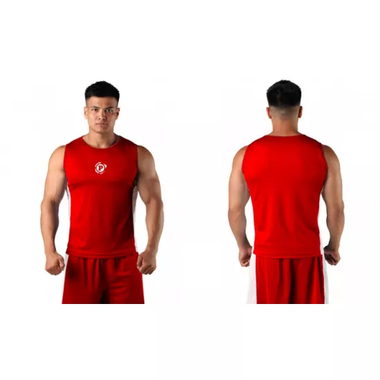 Боксерская майка Round Boxing Classic Red-XXS