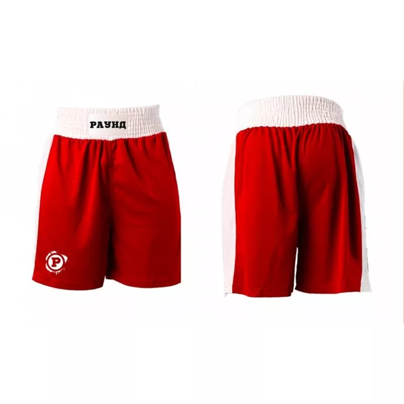 Боксерські шорти Round Boxing Classic Red-XXS