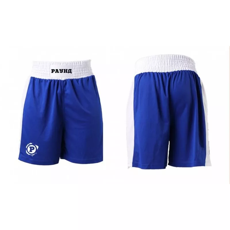 Боксерські шорти Round Boxing Classic Blue-XXS