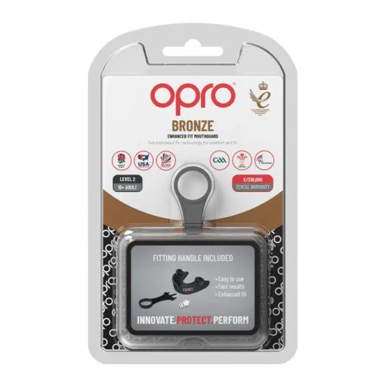 Капа OPRO Bronze дитяча (вік до 10) White (art.102501004)