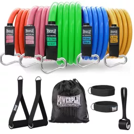Набор трубчатых эспандеров PowerPlay PP-4102 Expander Set 5шт. (до 35 кг.)