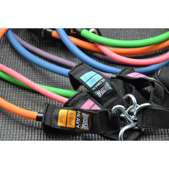 Набор трубчатых эспандеров PowerPlay PP-4102 Expander Set 5шт. (до 35 кг.)