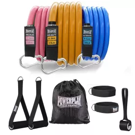 Набор трубчатых эспандеров PowerPlay PP-4101 Expander Tube Set 3шт. (до 18,2 кг.)