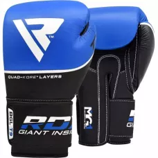 Боксерские перчатки RDX Quad Kore Blue 12 ун.