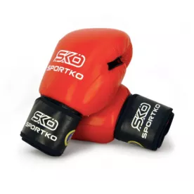 Перчатки боксерские Sportko ФБУ Красные 10 унций