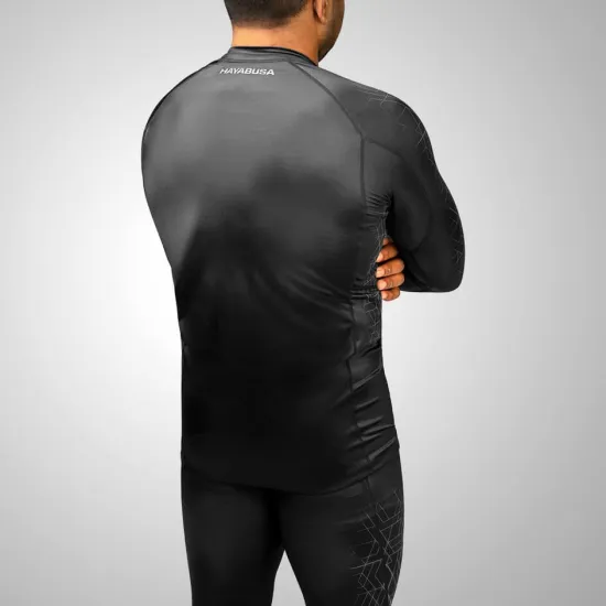Рашгард Hayabusa Geo Long Sleeve Grey-S