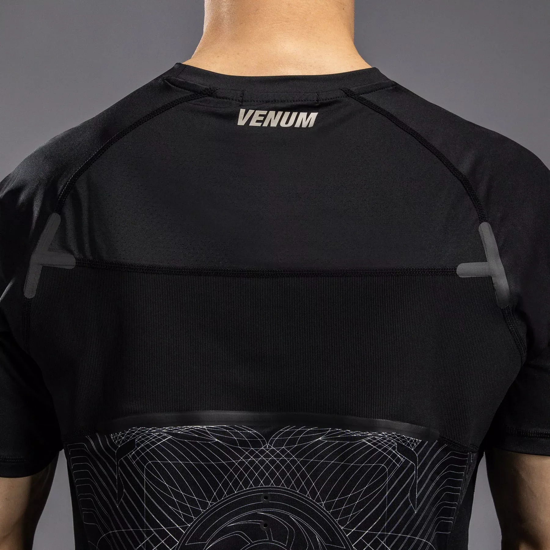Футболка Venum G-Fit Air Men's Dry-Tech T-Shirt Deep Black/Desert Sand-S