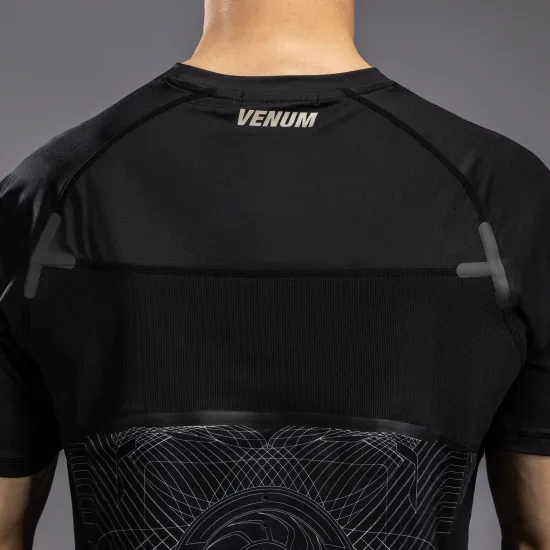 Футболка Venum G-Fit Air Men's Dry-Tech T-Shirt Deep Black/Desert Sand-S