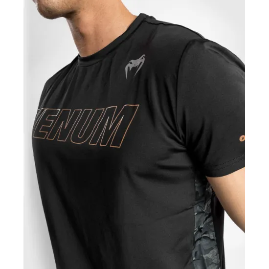 Футболка Venum Classic Evo Dry Tech T-shirt Black/Bronze-S