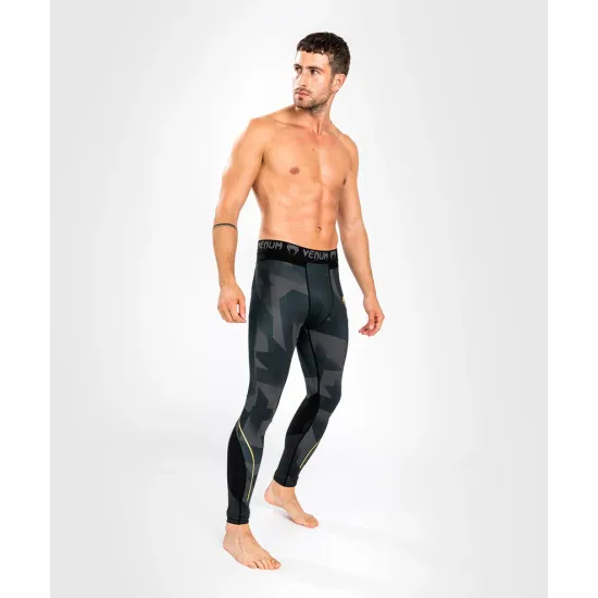Компрессионные штаны Venum Razor Spats Black/Gold-S
