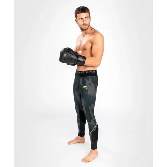 Компрессионные штаны Venum Razor Spats Black/Gold-S