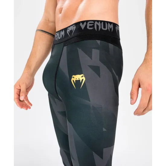 Компрессионные штаны Venum Razor Spats Black/Gold-S