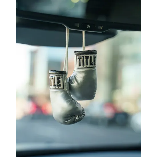 Брелок рукавички боксерські TITLE Mini Boxing Gloves-сірий