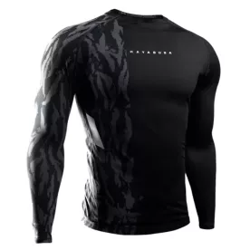 Рашгард Hayabusa Men’s Apex Long Sleeve Rash Guard Black-S