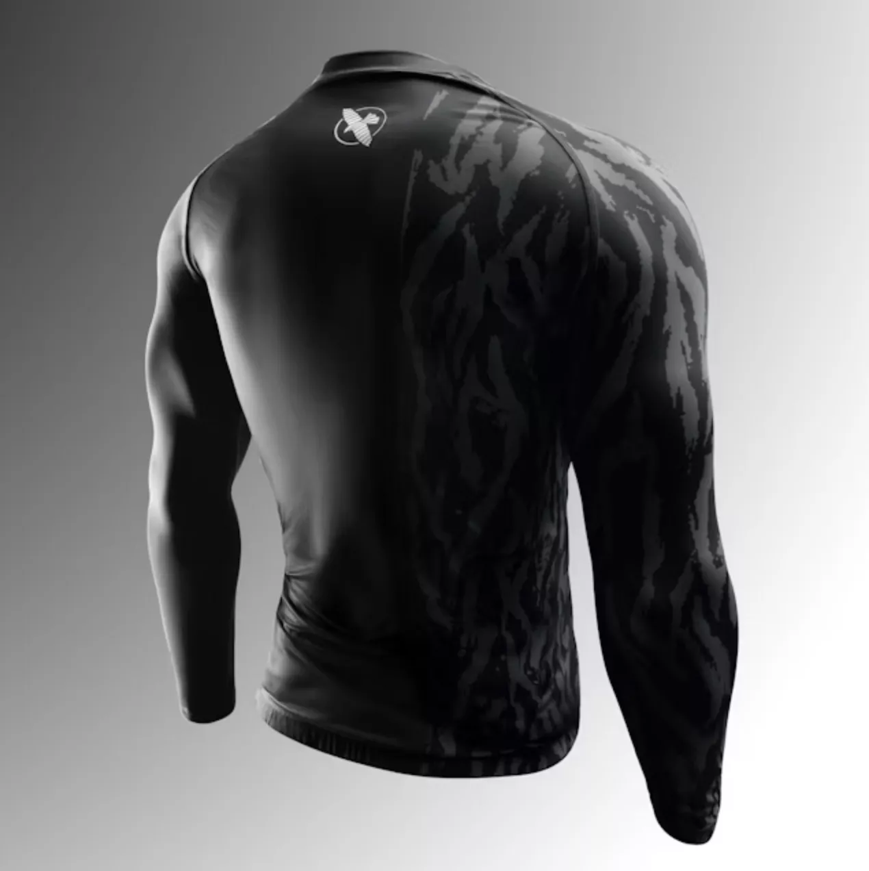 Рашгард Hayabusa Men’s Apex Long Sleeve Rash Guard Black-S