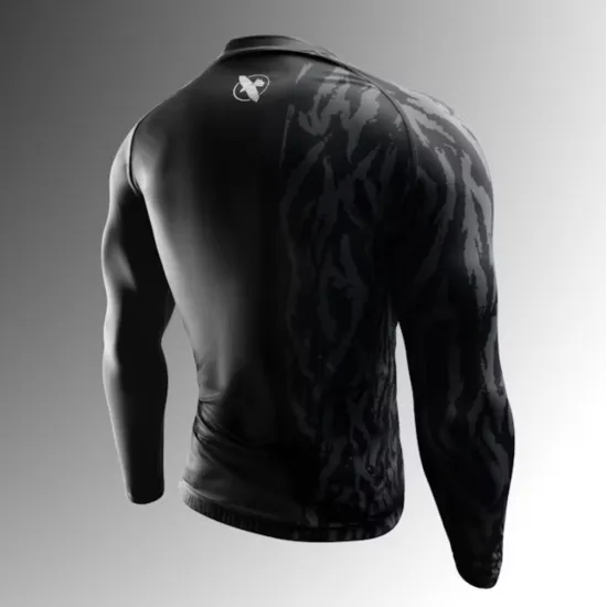 Рашгард Hayabusa Men’s Apex Long Sleeve Rash Guard Black-S