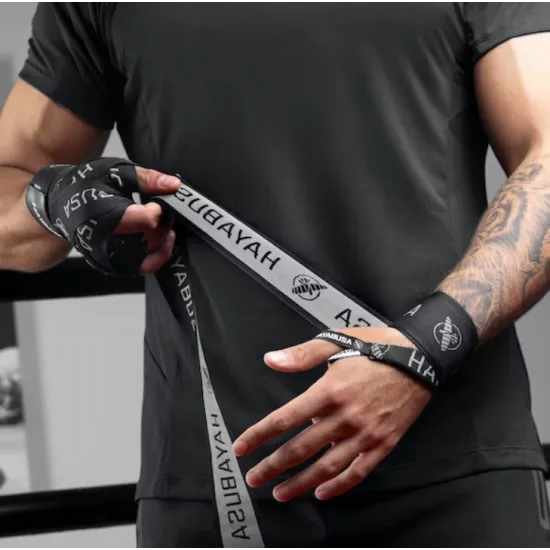 Боксерские бинты Hayabusa Deluxe Handwraps Black 4,57м