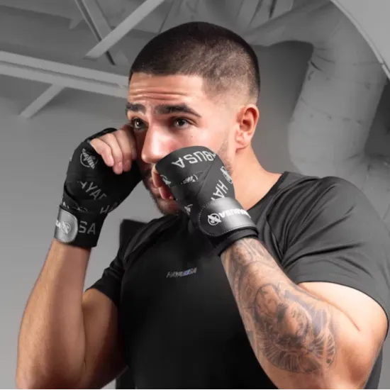 Боксерские бинты Hayabusa Deluxe Handwraps Black 4,57м