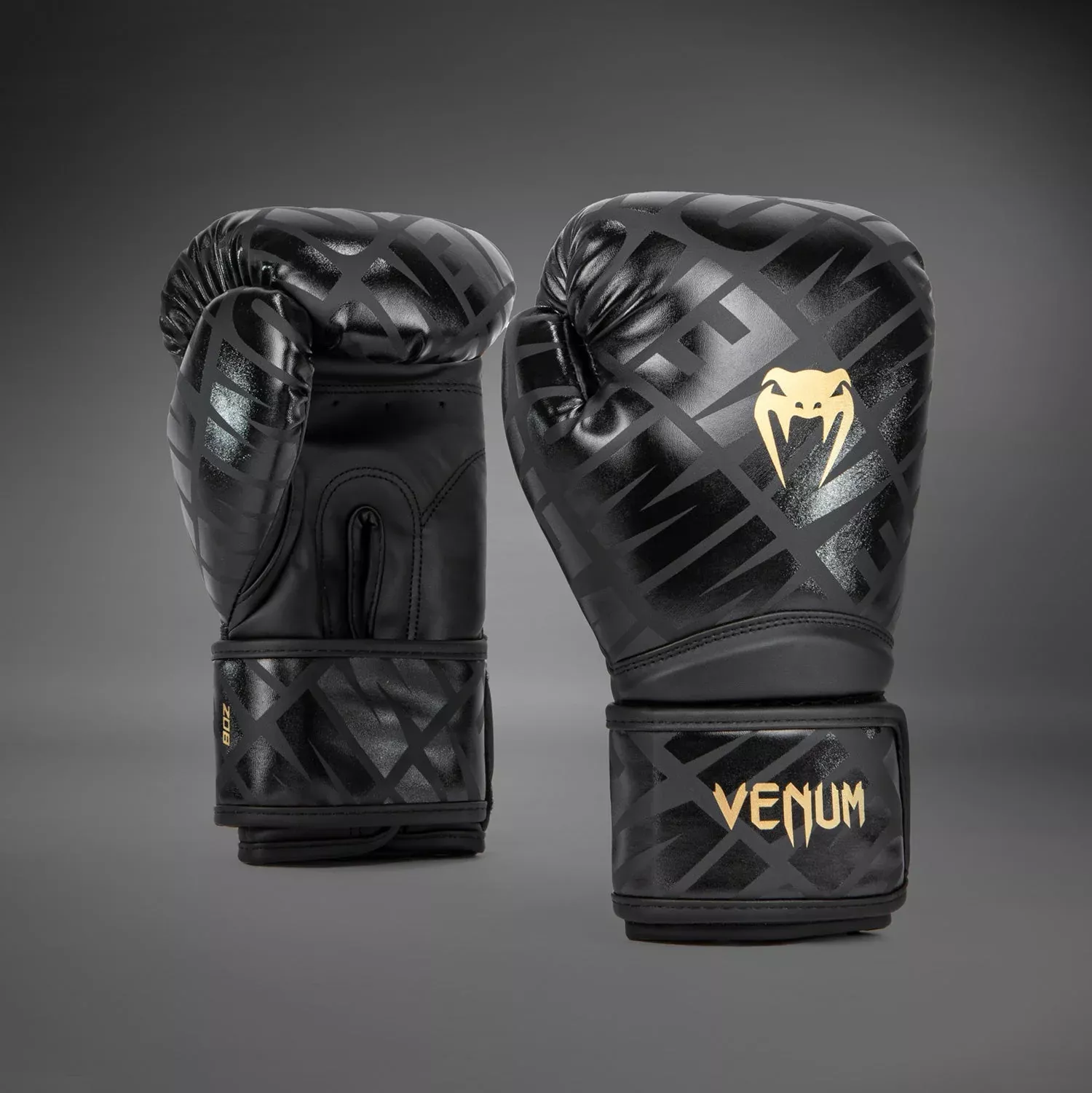 Боксерські рукавички Venum Contender 1.5 XT Black/Gold-10 унцій