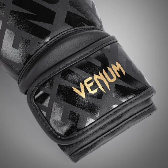 Боксерские перчатки Venum Contender 1.5 XT Black/Gold-10 унций