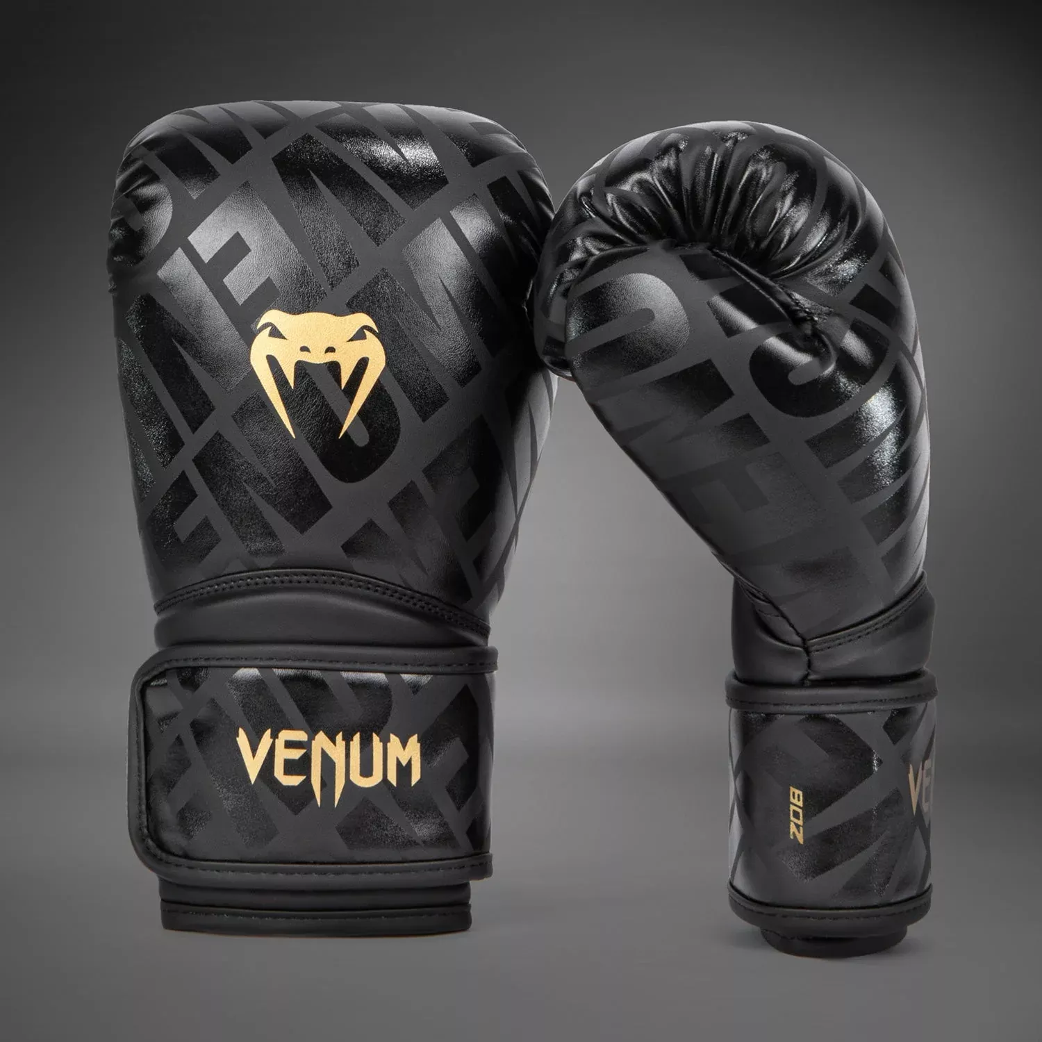 Боксерські рукавички Venum Contender 1.5 XT Black/Gold-10 унцій
