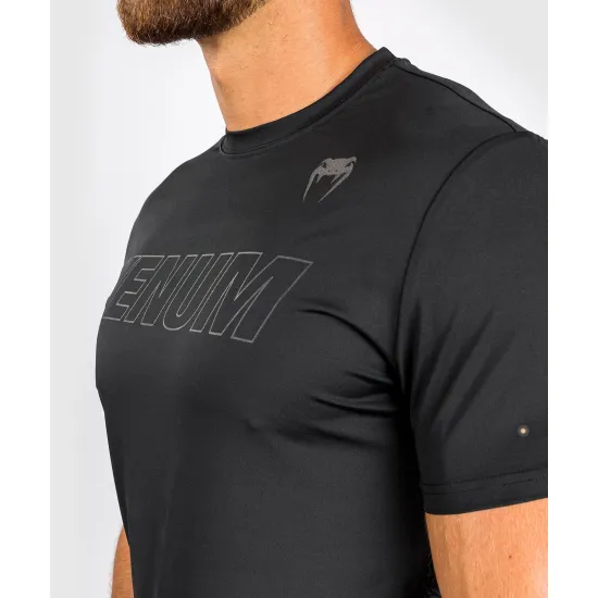 Футболка Venum Classic Evo Dry Tech T-shirt Black/Black-S