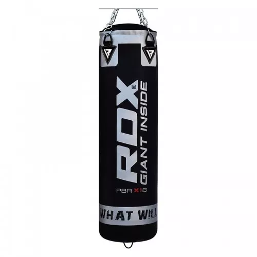 Боксерский мешок RDX Leather Black 1.2 м, 40-50 кг