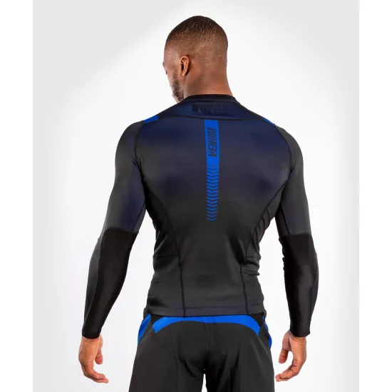 Рашгард VENUM NoGi 3.0 Rashguard Long Sleeves Black Blue S