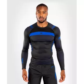Рашгард VENUM NoGi 3.0 Rashguard Long Sleeves Black Blue S