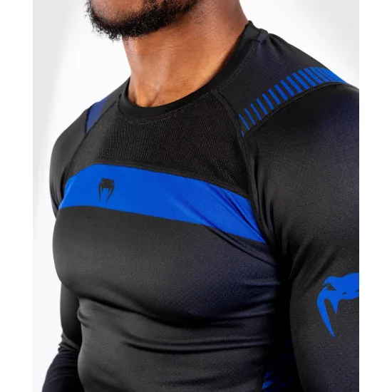 Рашгард VENUM NoGi 3.0 Rashguard Long Sleeves Black Blue S