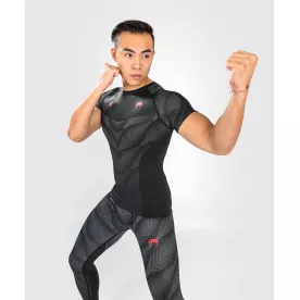 Рашгард Venum Phantom Rashguard Short Sleeves Black/Red-S