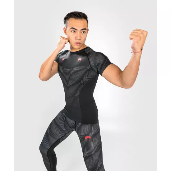 Рашгард Venum Phantom Rashguard Short Sleeves Black/Red-S