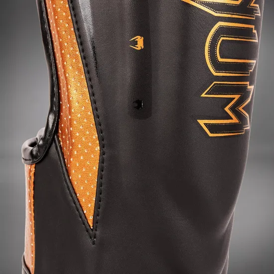 Защита ног Venum Elite Evo Shinguards Black/Bronze-M