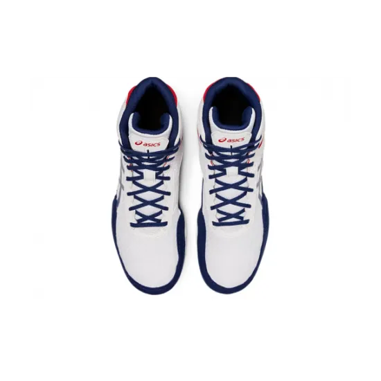 Борцовки ASICS MATFLEX 6 WHITE/DEEP OCEAN-40,5