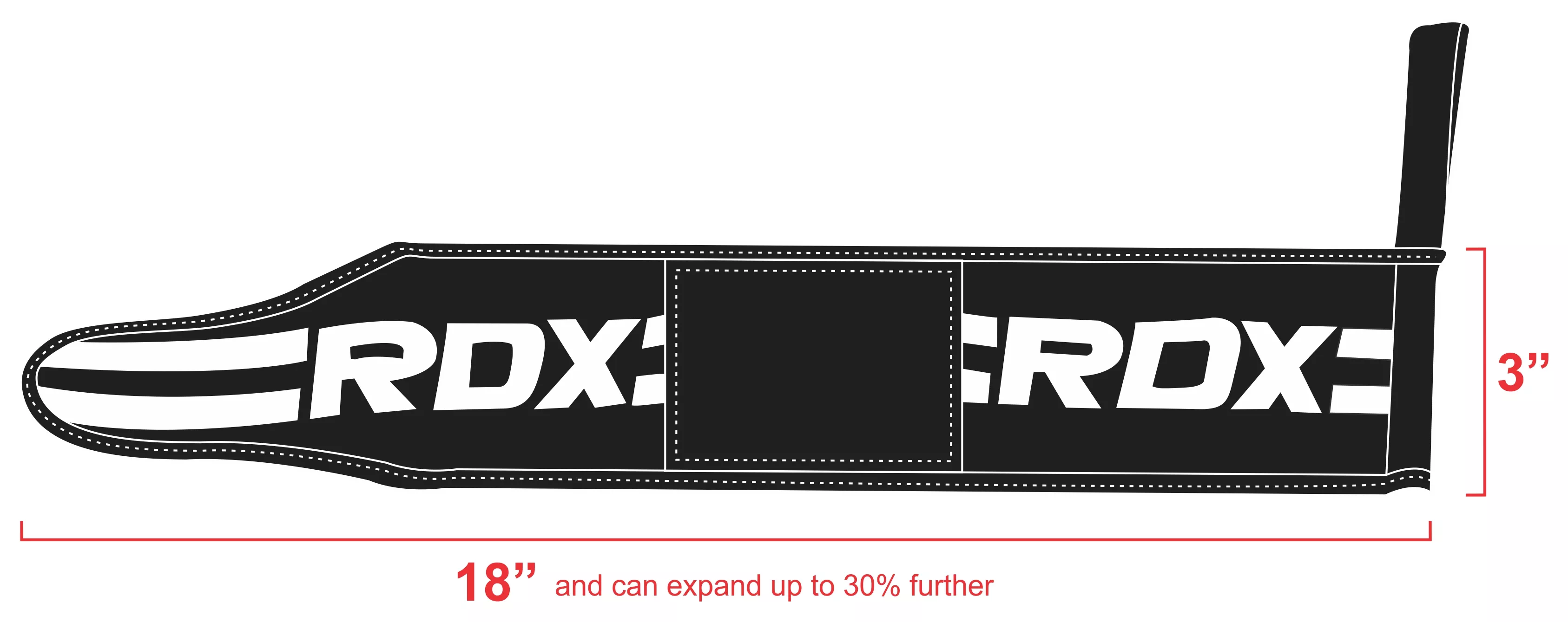 Кистові бинти для жиму RDX Black New
