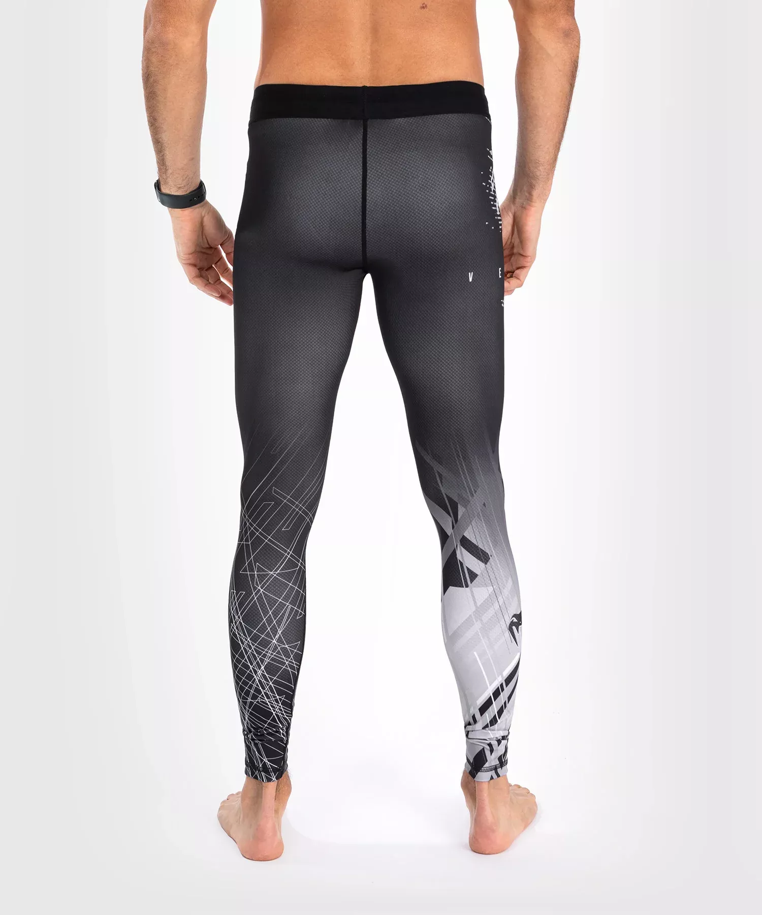 Компресійні штани Venum Gorilla Jungle Spats Black/White-S