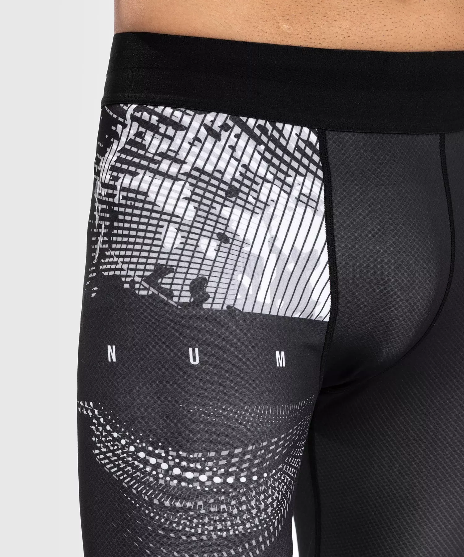 Компресійні штани Venum Gorilla Jungle Spats Black/White-S