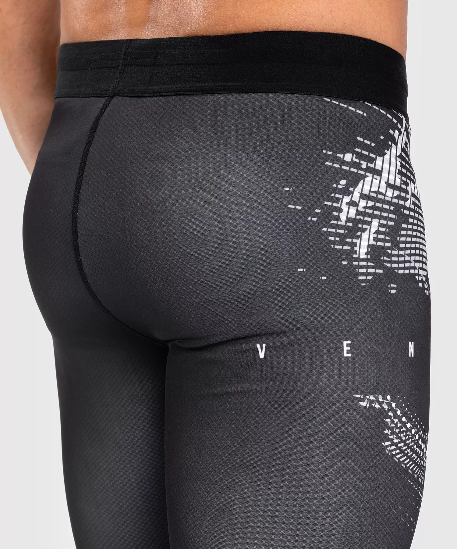 Компресійні штани Venum Gorilla Jungle Spats Black/White-S