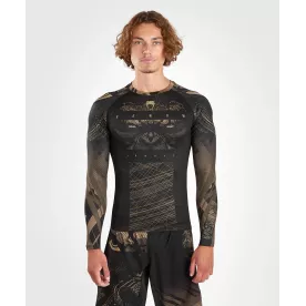 Рашгард Venum Gorilla Jungle Rashguards Long Sleeves Black/Sand-S