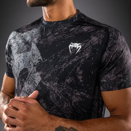 Футболка Venum Rage Workout Dry Tech T-Shirt Black/Grey-S